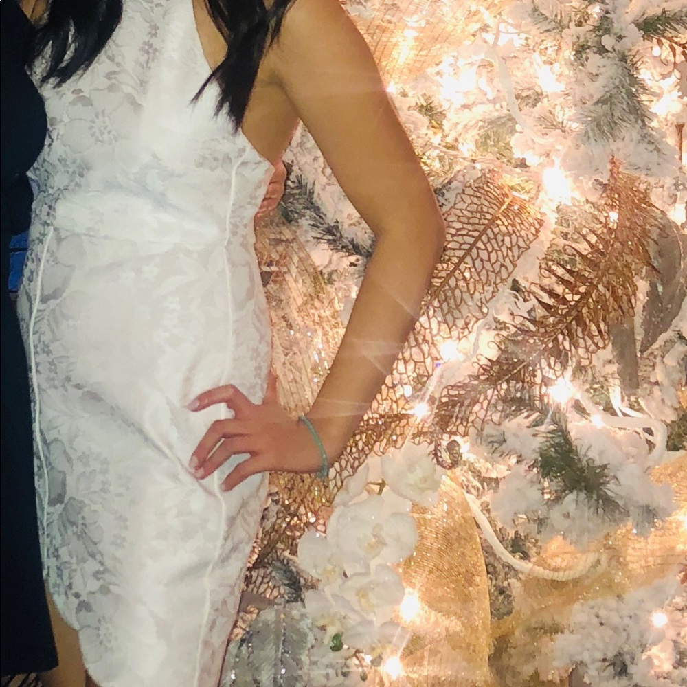 ***SOLD White scallop dress